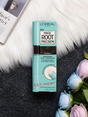 Loreal- Magic Root Precision-Temporary Gray Concealer- Dark Brown- Sealed